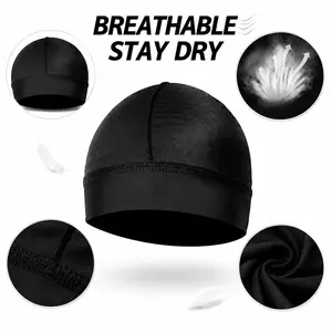 Silky Durag No Line Wave Cap Unisex Premium Compression Wave Beanie Stay on All Night Waves Starter Kit Hair Bonnet