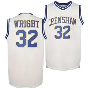 Men's Basketball Jersey #32, Loose Fit Sports Shirt, Embroidered Polyester Tee for Training, Casual and Party Wear, TikTok Viral Sportswear