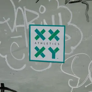 XX-XY Athletics Logo Sticker
