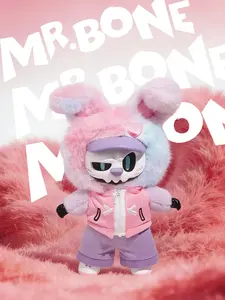 MR.BONE Plush Agent Team Series  Blind Box | 6+1 Hidden |  Collectible Figure, , Random Surprise Set