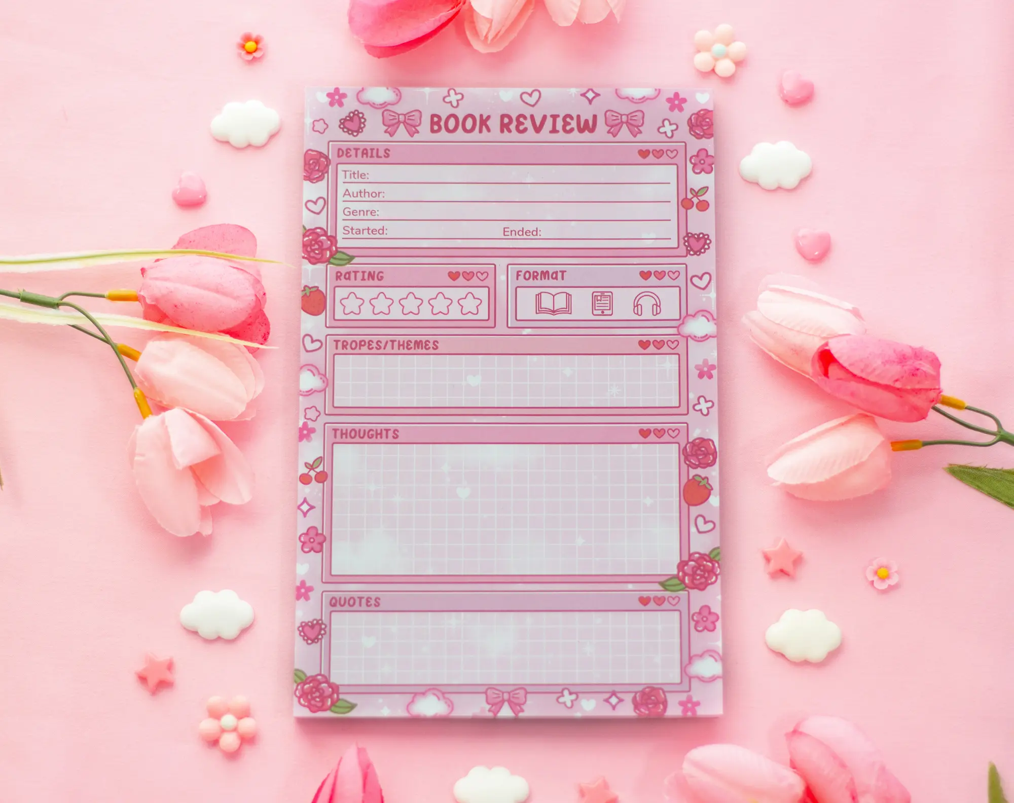 Book Review Pad Book Review Pad