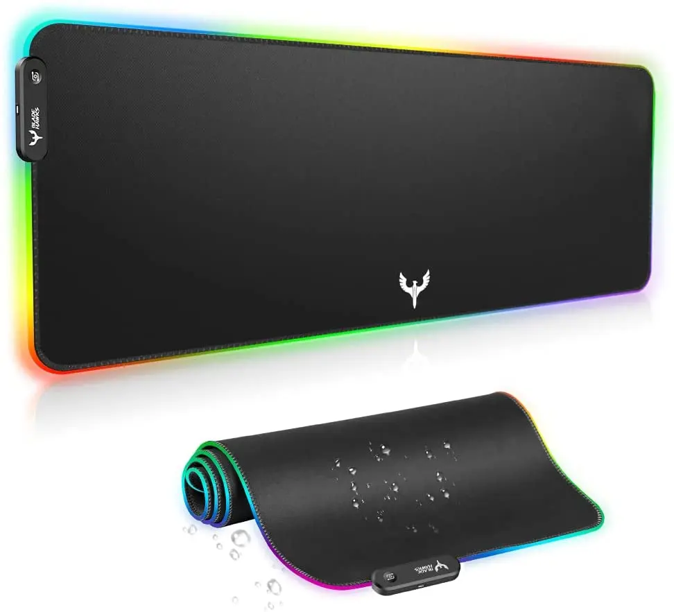 RGB Gaming Mouse Pad XL | LED Mouse Pad with 14 Lighting Modes | Extended Desk Mat BladeHawks