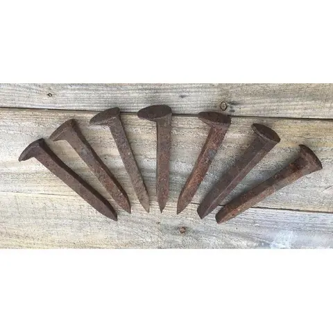 Powerful Railroad Spikes for Protection and Empowerment - Iron Material for Negative Energy Repel & Hoodoo Rituals set of 4