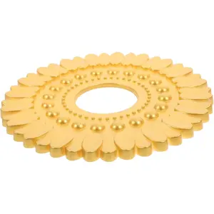 Luxury European Ceiling Medallion Decor Faux Plaster Ceiling Plate Light Medallion Ornament for Home