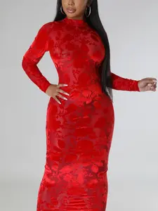 GateKeeper Velvet Dress (Red Only)