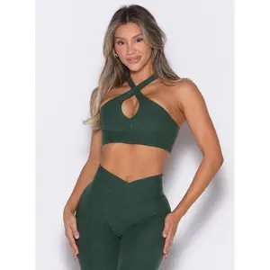 Cross Over Halter Bra