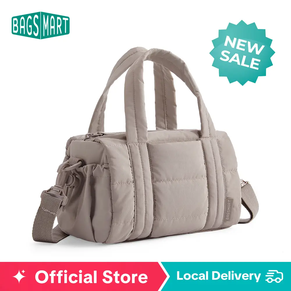 【NEW IN】BAGSMART Reiki Gym Bags for Women: Mini (9.8×5.9×5.9in) / Medium (16.9×8.6×7.6in) | Yoga Mat Duffle Bag with Wet & Dry Pocket, Quilted Sports