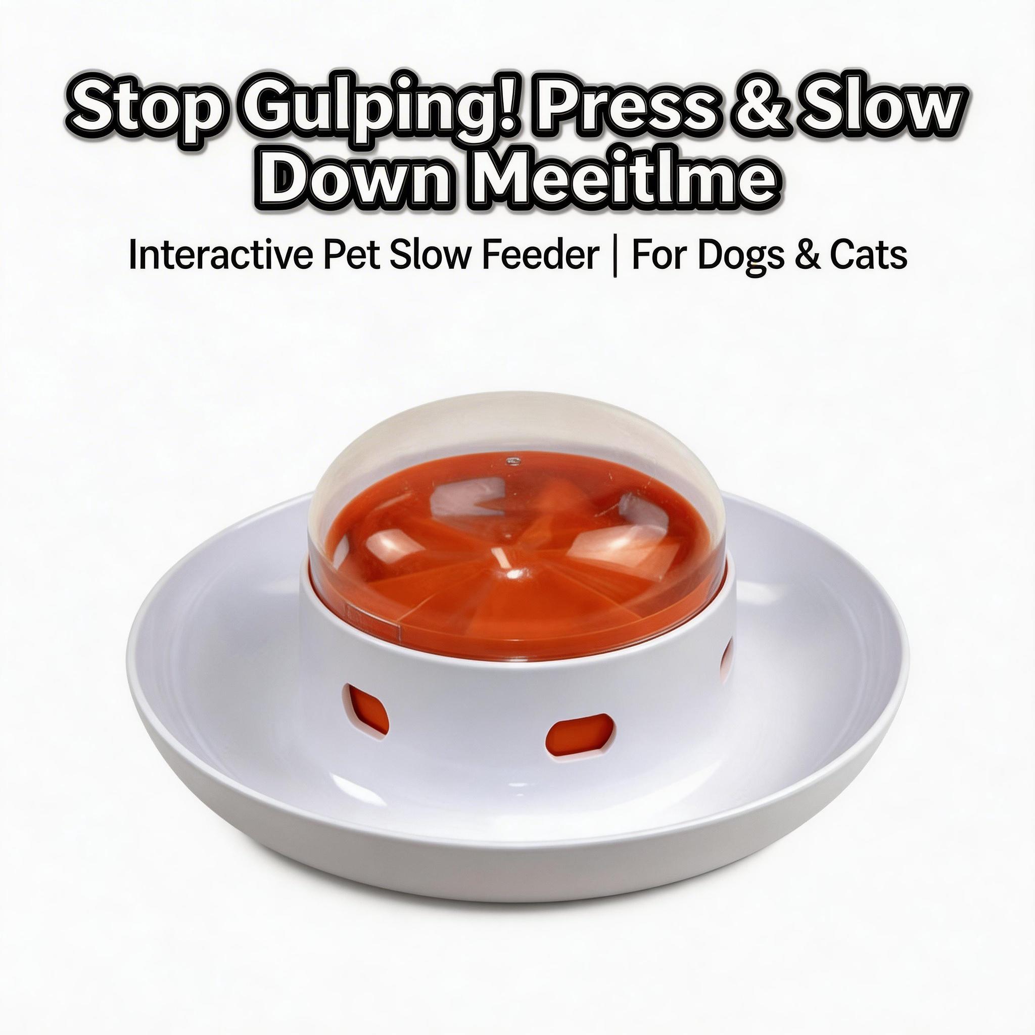 Interactive Puzzle Toy for Dogs EnrichmentPet Slow Feeder Dispenser for Dry Food andTreat Dispenser (All Breed Sizes)