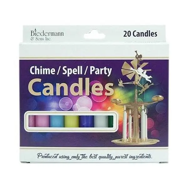 Mini Ritual Chime Candles Assorted (pack of 20) Home Decor Supplies Unscented