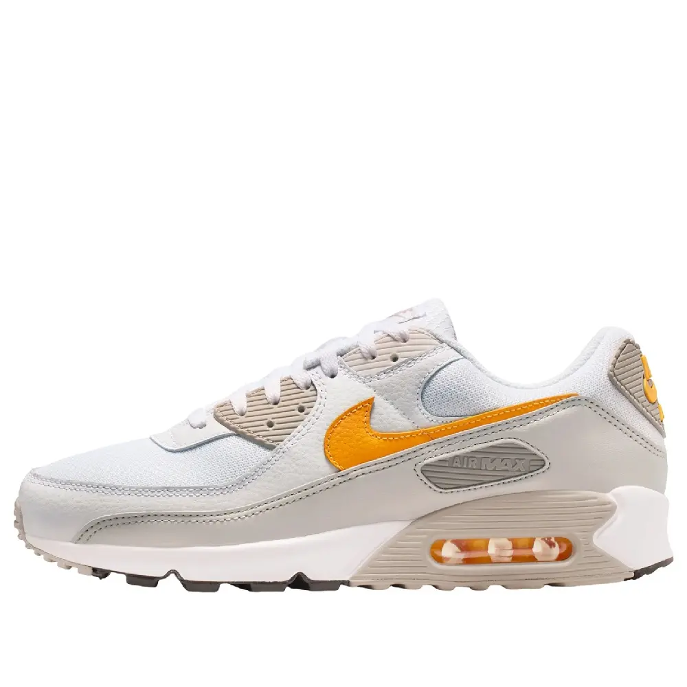 Men's Nike Air Max 90 White/Laser Orange (DM0029 119) Men's Nike Air Max 90 White/Laser Orange (DM0029 119)