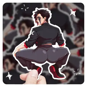 Goth Vi Arcane Sticker Cheeky Vinyl LoL decal Vinyl Cheeky LoL player gifts