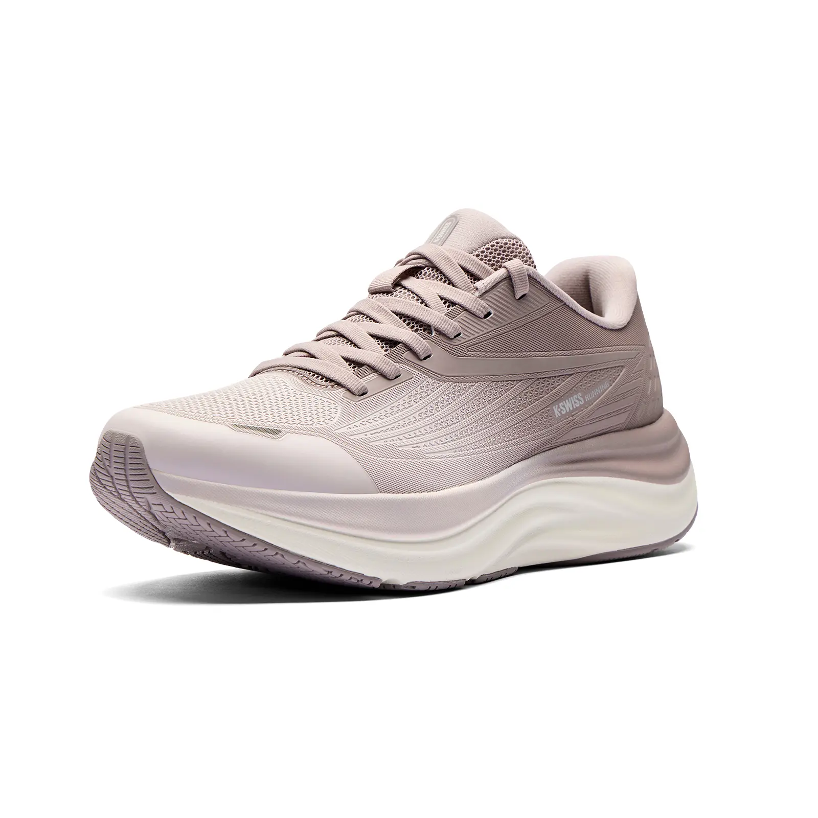 K‑Swiss Women's Shadx Leather Running & Walking Shoes | 155 SA Shock Absorption 40mm Heel Stack Weather‑Ready Easy‑Clean Durable Rubber Outsole All‑Day Comfort for Running Walking