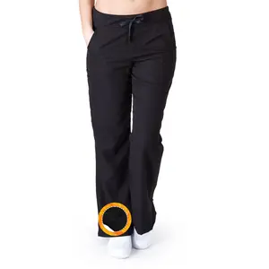M&M SCRUBS Women's Ultra Soft Medical Scrub Pants – Drawstring Yoga-Inspired Flare Leg, High-Rise Utility Pockets