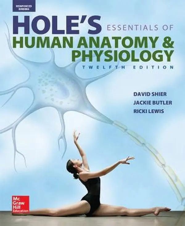 USED Book - Shier, Hole's Essentials of Human Anatomy & Physiology (C) 2015, 12e, Student Edition (Reinforced Binding) by Shier, David N. (Hardcover) - english