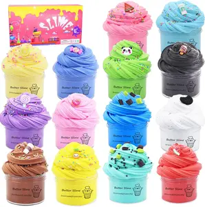 Butter Slime Kit 13/11/14/15Pack, Kids Party Favors, Visual and Tactile Experience, Stress Relief Toy, Goody Bag Toys , Easter Gifts
