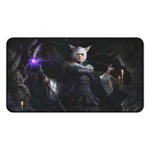 Y'shtola Night's Blessed MTG FF14 Gaming Desk Mat Mouse Pad - Extra Large Mousepad Deskmat for PC Gamers, Streamers, Desk Accessories and Stylish Room Setup