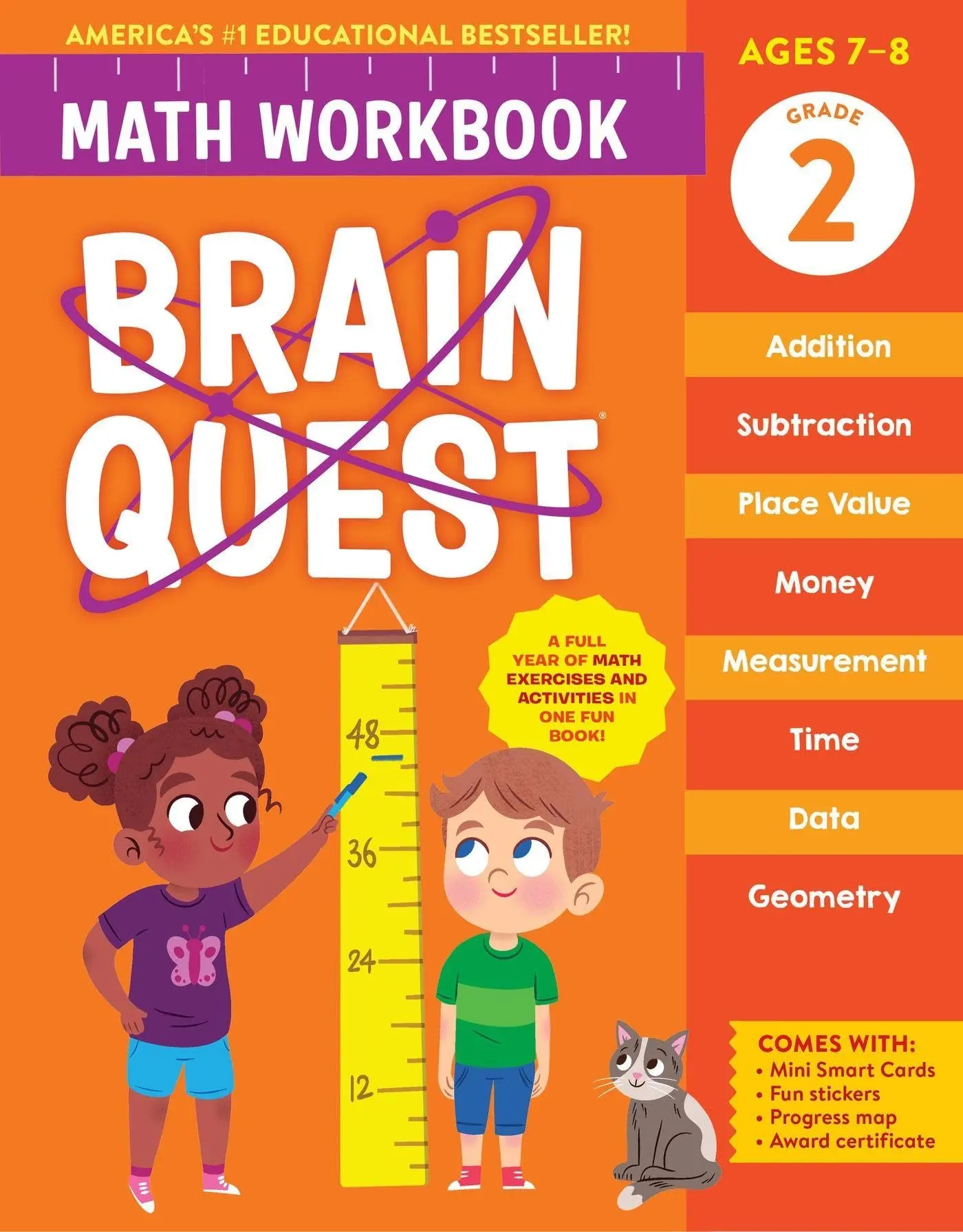 Brain Quest Math Workbook: 2nd Grade -- Workman Publishing - Paperback