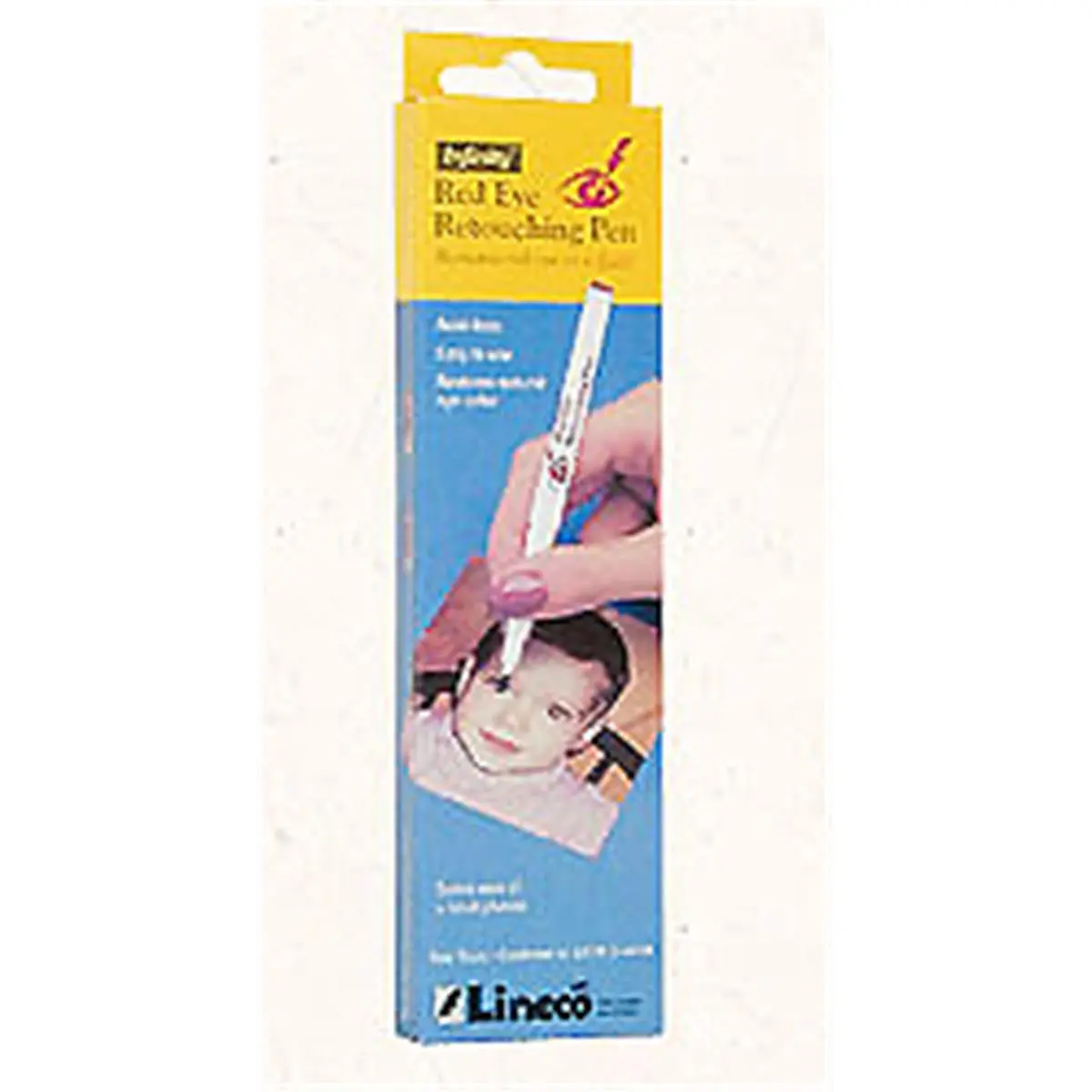 Lineco 212 MAIN Dye-Based Ink Eye Retouching Pen - Photography Red Eye Fix Tool, Office Writing & Correction Tool, Ink Pencil Alternative