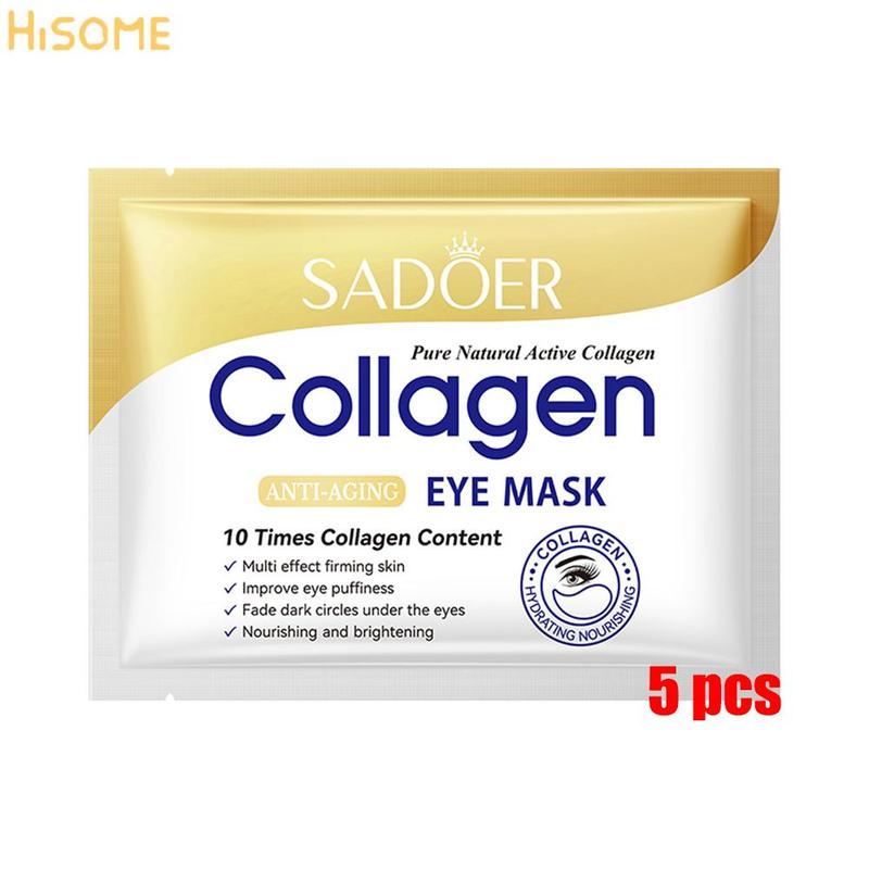 10 Pcs Crystal Collagen Eye Mask: Firm, Moisturize & Eliminate Dark Circles & Lines Gel Hydrate