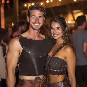 HOMELEX Medieval Leather Chest Armor Viking Warrior Renaissance Retro Knight Leather Vest Cosplay Halloween