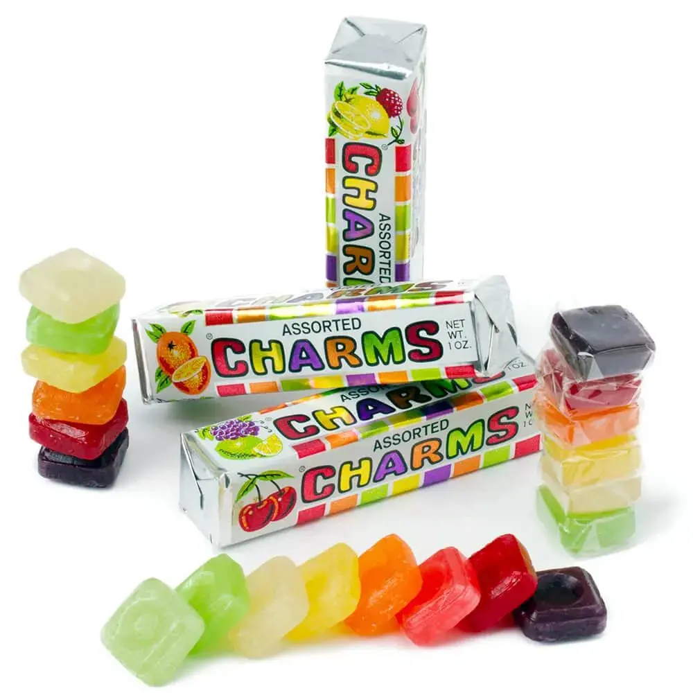 Charms Squares Candy Packs: 20-Piece Box Charms Squares Candy Packs: 20-Piece Box