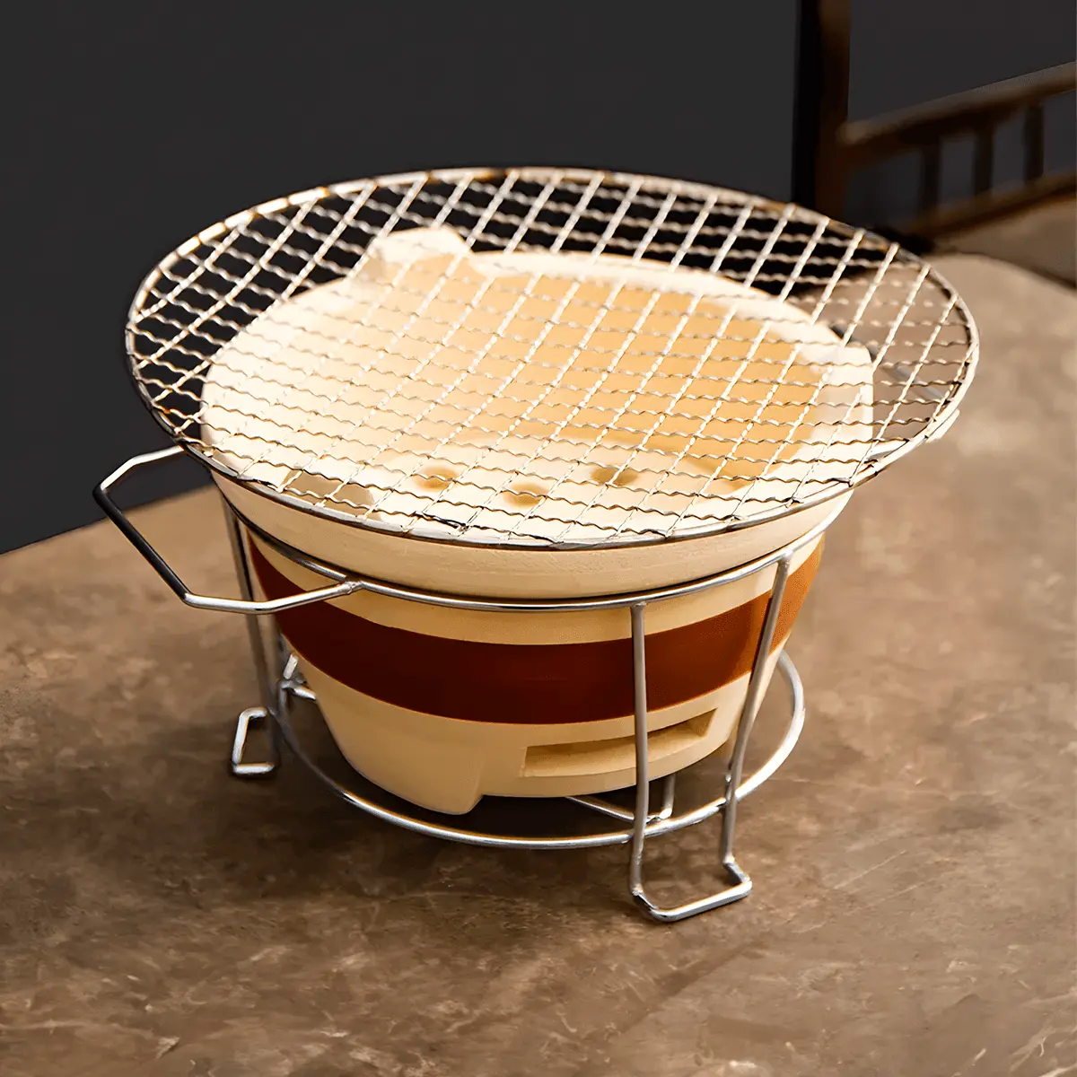 KAWASIMAYA Tea Brewing Starter Set (Roasting Net + Large Charcoal Stove) KAWASIMAYA Tea Brewing Starter Set (Roasting Net + Large Charcoal Stove)