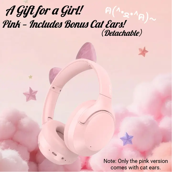 FoFun NC50 Multifunctional Hybrid Noise Cancellation Over-Ear Wireless Headset - Mobile Audio Electronic Device, Built-in Mic, Low Latency, Safety Awareness Mode, Custom EQ, App Compatible with Android/iPhone, Motorcycle & Game Console Ready