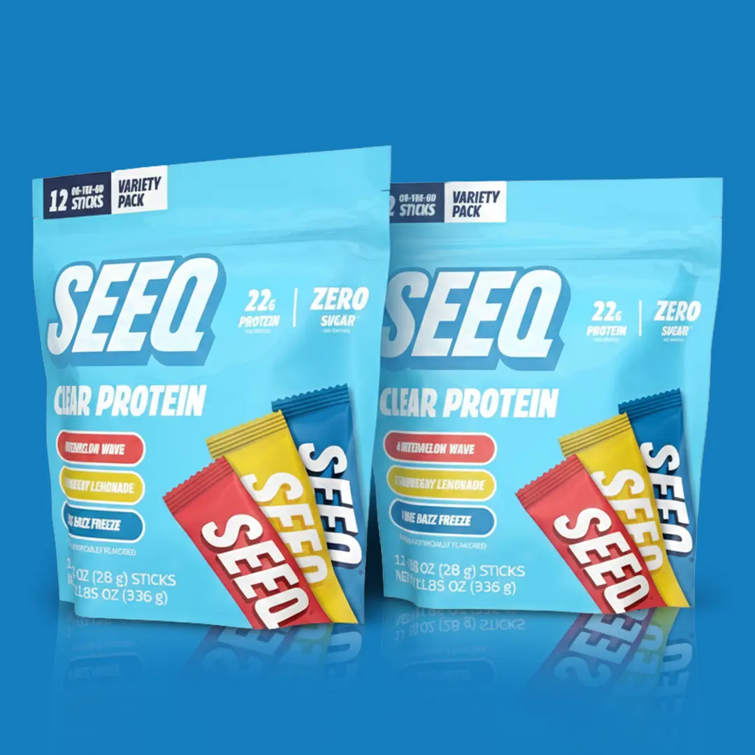 SEEQ Trial Bundle 2-count - Clear Protein Powder - 22g Whey