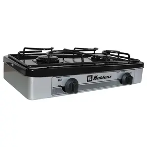 Koblenz  2-Burner Outdoor Stove, Silver