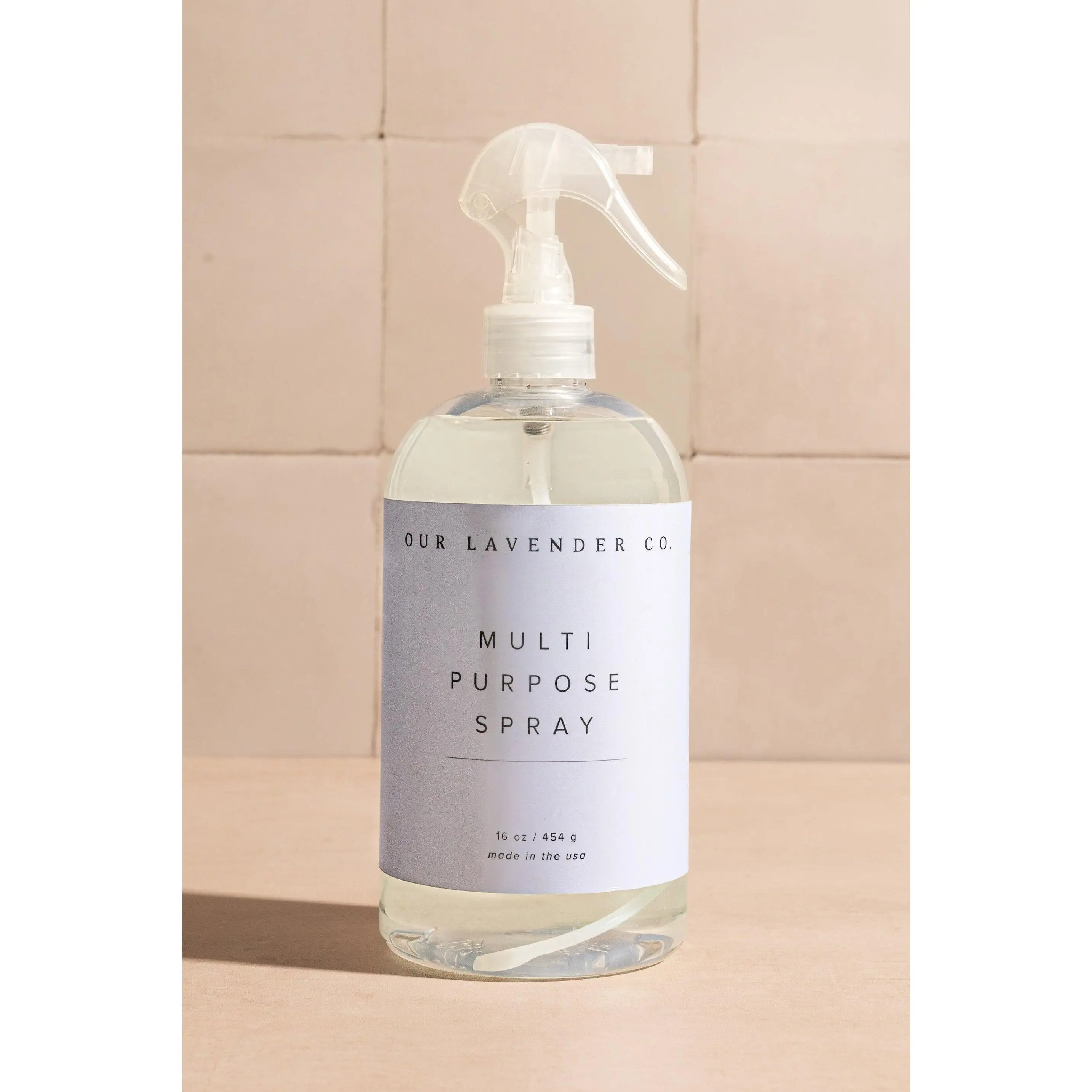 Lavender Hydrosol Multipurpose Spray, Home Fragrance Freshener, Natural Cleaner for Glass, Fruit