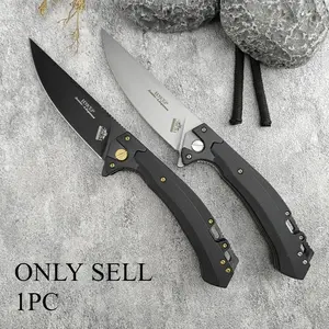 Russian Outdoor Pocket Folding Knife: High-Quality Dragon Fiber Handle, 440C Blade – Portable Survival Knife for EDC, Adventure, Camping, and Outdoor Use