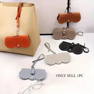 Portable Travel Sunglasses Bag, PU Leather Sunglasses Storage Bag, Glasses Case, Glasses Holder, Glasses Organizer for Travel, Outdoor, Camping, Hiking, Accessories
