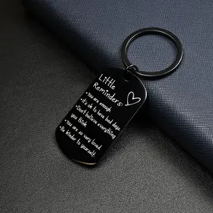 Inspiring Little Reminders Keychain Gifts for Women & Men - Uplifting Affirmation Mental Health Keyrings