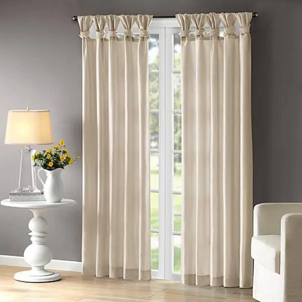 Madison Park Window Curtain 84" Panel Champagne