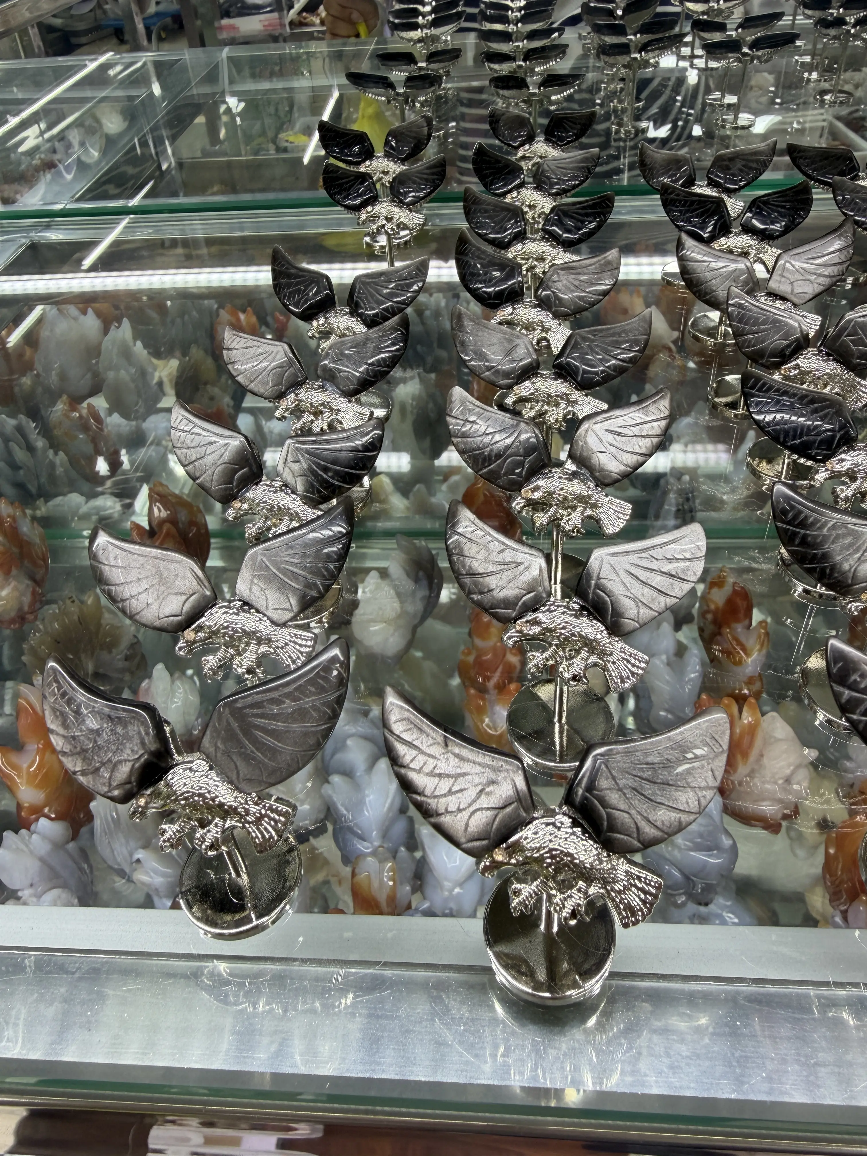 Mia(4982)gc.Crystal eagle wings,$8/pc
