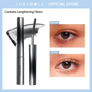 JUDYDOLL 3D Curling Eyelash Iron Mascara, Black & Brown, Curling & Lengthening, Long-Lasting, Waterproof, Smudge-Proof, 24-Hour Wear, Natural Extension, Thickening Effect, Ultra Fine Volumizing Mascara, Cosmetics, Makeup, Mother's Day Gift, Summervibes