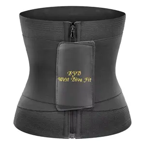 BYD West Diva Fit Waist Trainer - Snatch Sculpt Slay Premium Neoprene for Women's Fitness & Confidence Boost