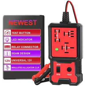 Car Voltage Tester, Automotive Relay Test Kit, Battery Checker, Load Tester, Brake Fluid Test, Power Probe, Circuit Testing Tool, Diagnostic Tool