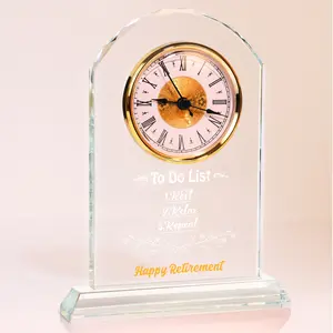 Retirement Clock, Funny Retirement Plaque for Women/Men, Cool Retirement Gifts for Teachers, Police, Nurses, Boss, Farewell Gift for Coworker