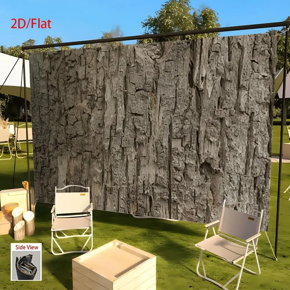 1PC Hangable 2D Flat Bark Bar Wall Hanging, High-Quality Polyester Artistic Modern Home Decor, Easy-Install Indoor Backdrop & Banner Supply