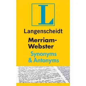 USED-Merriam-Webster Synonyms & Antonyms by Langenscheidt (Turtleback)