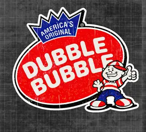 Vintage Double Bubble Sticker, Bubblegum Stickers, Retro Sign Home Decor Sticker Decorative Vinyl