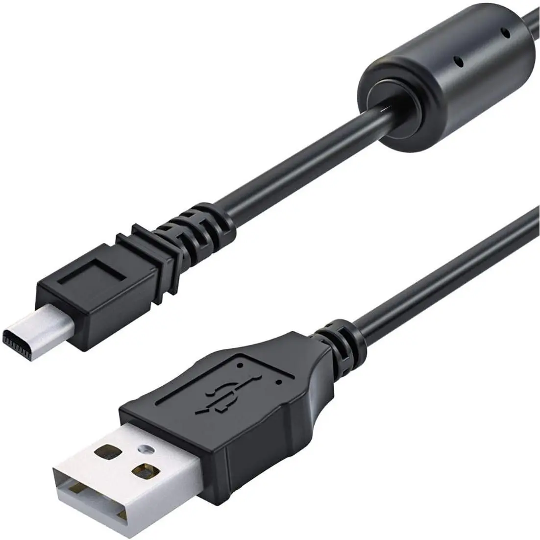 USB Cable, 3-Feet USB Mini-B Universal Digital Camera Data Transfer Cord Charger Cable Compatible for Nikon CoolPix, L, D, P, Series Digital Camera
