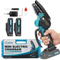 4INCH MINI CHAINSAW + 2 BATTERY