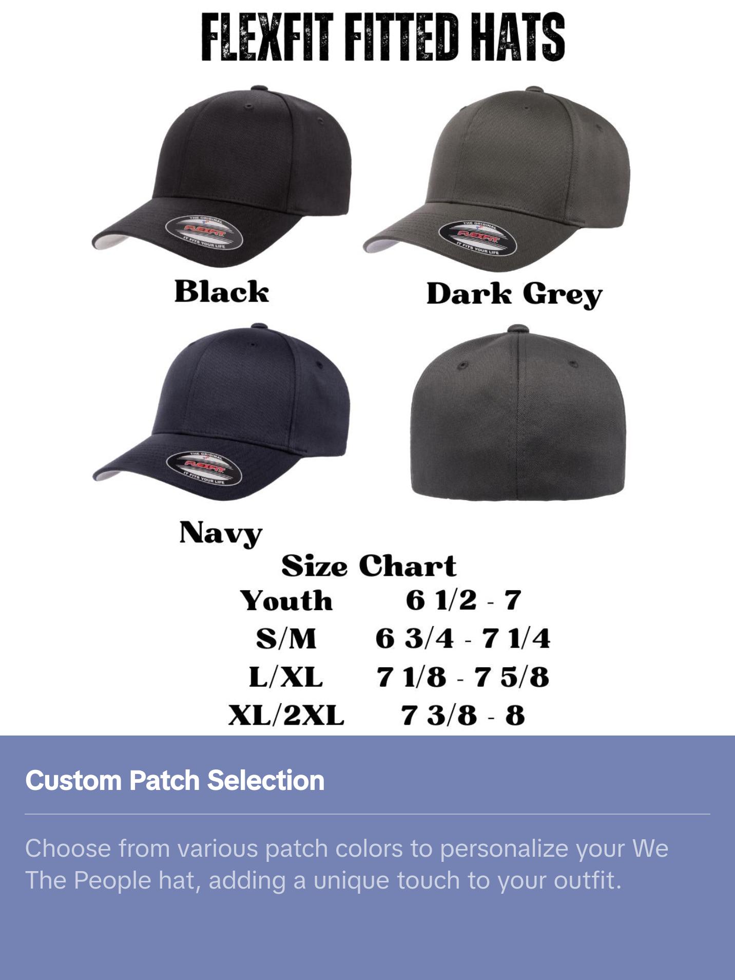 We The People 1776 Skull Flag Patch Hat