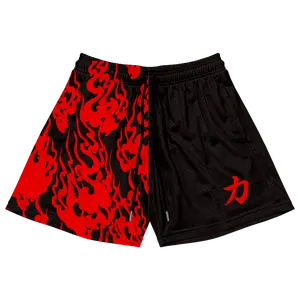 Strength Kanji Shorts - Black