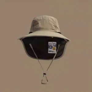 UPF 50+ Wide-Brimmed Neck Protection Sun Hat for Gardening, Camping - Breathable, Adjustable Secure Design, Sun & Neck Shield