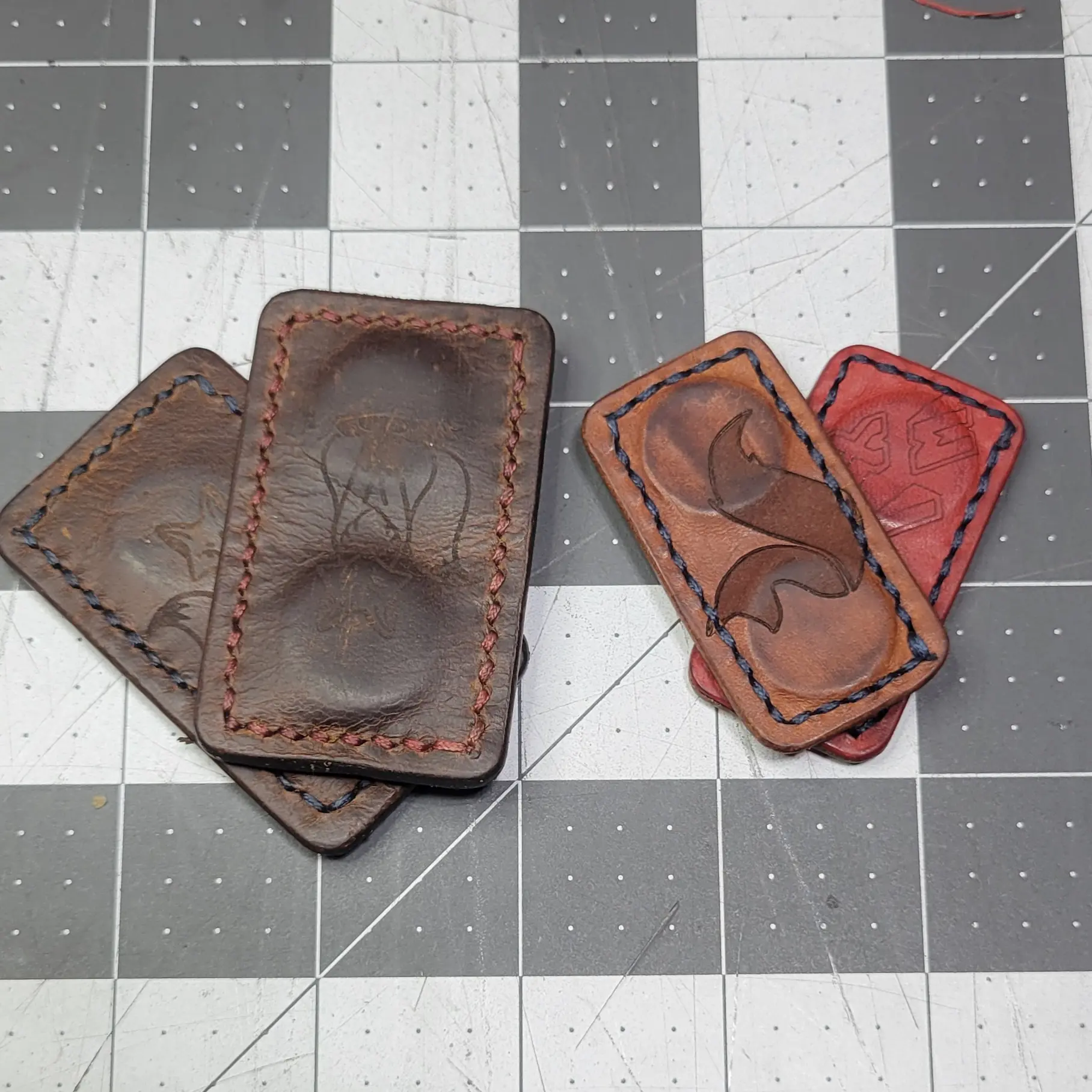 Wiry Fox Leather & Magnetic Fidget, Handmade