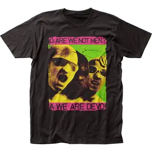 Devo We Are DEVO T Mens T Shirt Rock and Roll Music Classic Band T-shirt All Colors, Gift for Women Men, Made In USA, US Size S-6XL, 100% cotton, Classic Fit, Unisex T-Shirt