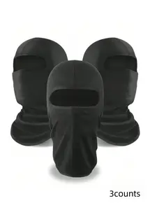 Outdoor High Elasticity Breathable Full Face Mask, Unisex Hat, Summer Sun Protection Camouflage Ice Silk Pullover Hat, Outdoor Sports and Cycling Helmet Liner Hat, Protective Gear, Breathable Face Cover